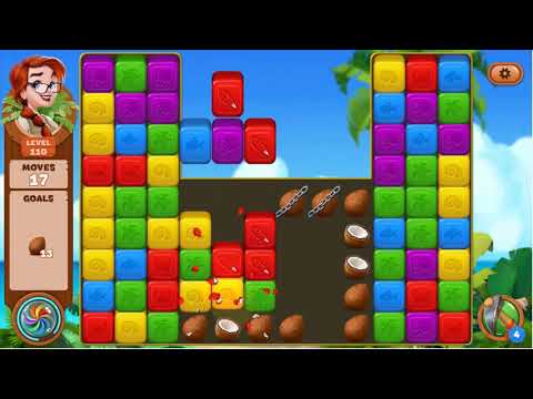 Lost Island Blast Adventure Level 110 - No Boosters