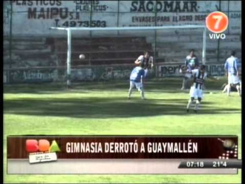 Guaymallén (Mza) 0 - Gimnasia y Esgrima (Mza) 2 - Argentino B 2013 - Fecha 15