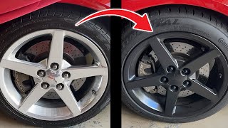How To Paint Rims FAST and CHEAP! (Best Method)