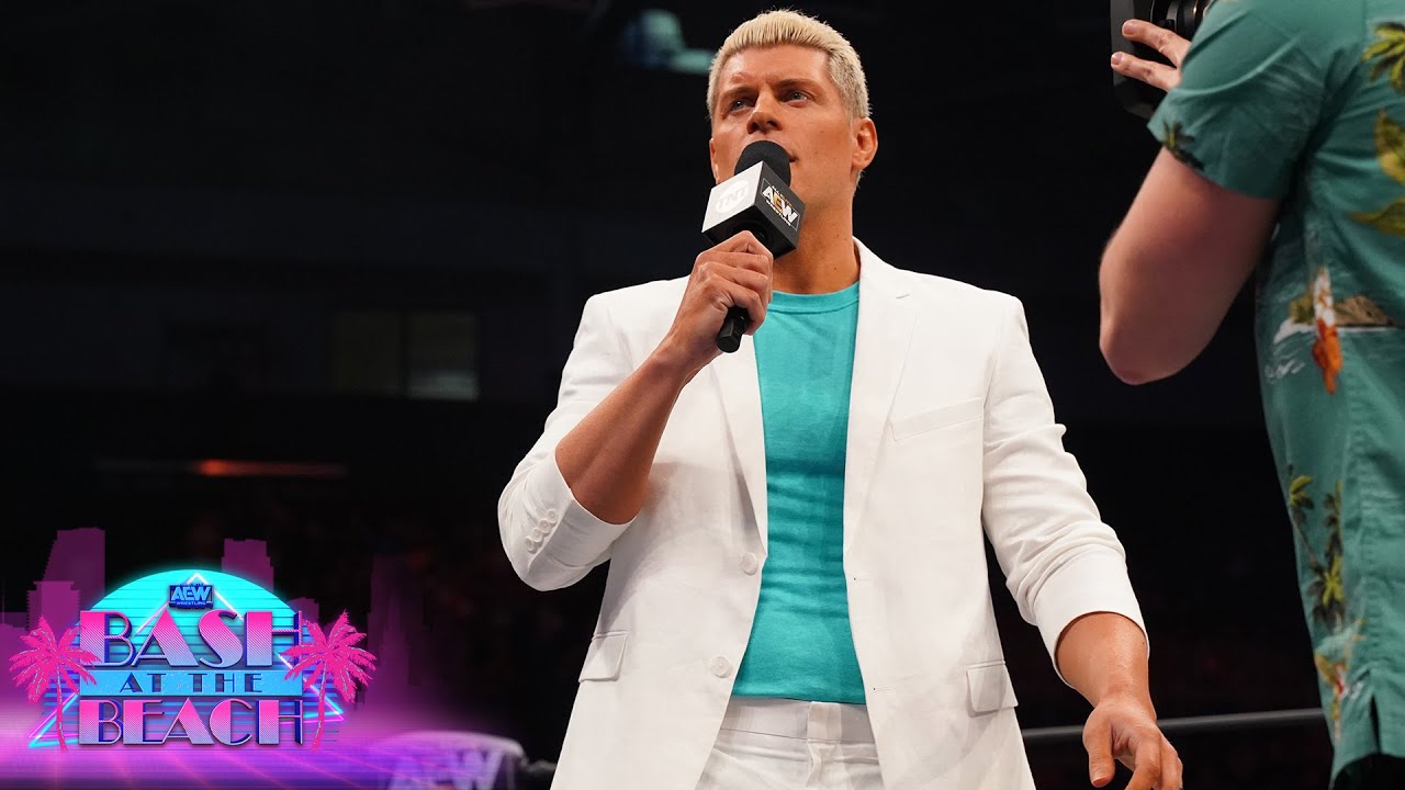 CODY HAS SOME HARSH WORDS FOR MJF | AEW DYNAMITE: BASH AT THE BEACH