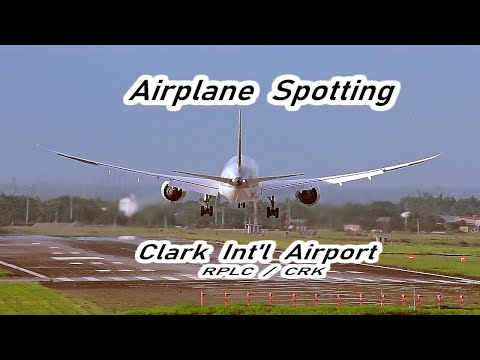XWIND Landing Clark Airport - Airplanes in Action Clark Int'l Airport CRK