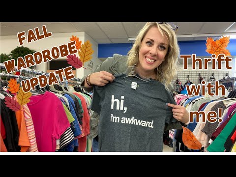 Let's Go Thrifting for a Fall Wardrobe! || Goodwill Thrift Haul