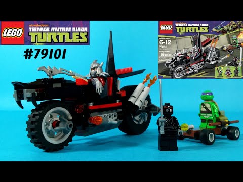 Vidéo LEGO Tortues Ninja 79101 : La moto Dragon de Shredder