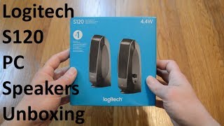 Video thumbnail for Unboxing Logitech S120 Stereo PC Speakers by Simply Unboxing