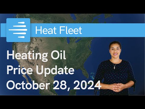 Weekly Heating Oil Price Trend October 21 - October 28, 2024 Graph of U.S. heating oil prices from October 21 - October 28, 2024, with a fuel truck. Prices fluctuate slightly around $3.10.