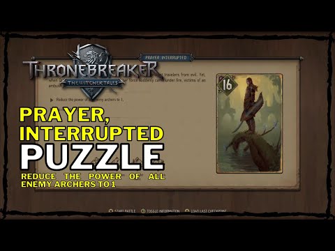 Thronebreaker: The Witcher Tales - Prayer Interrupted Puzzle [Reduce the power ...] (Aedirn)