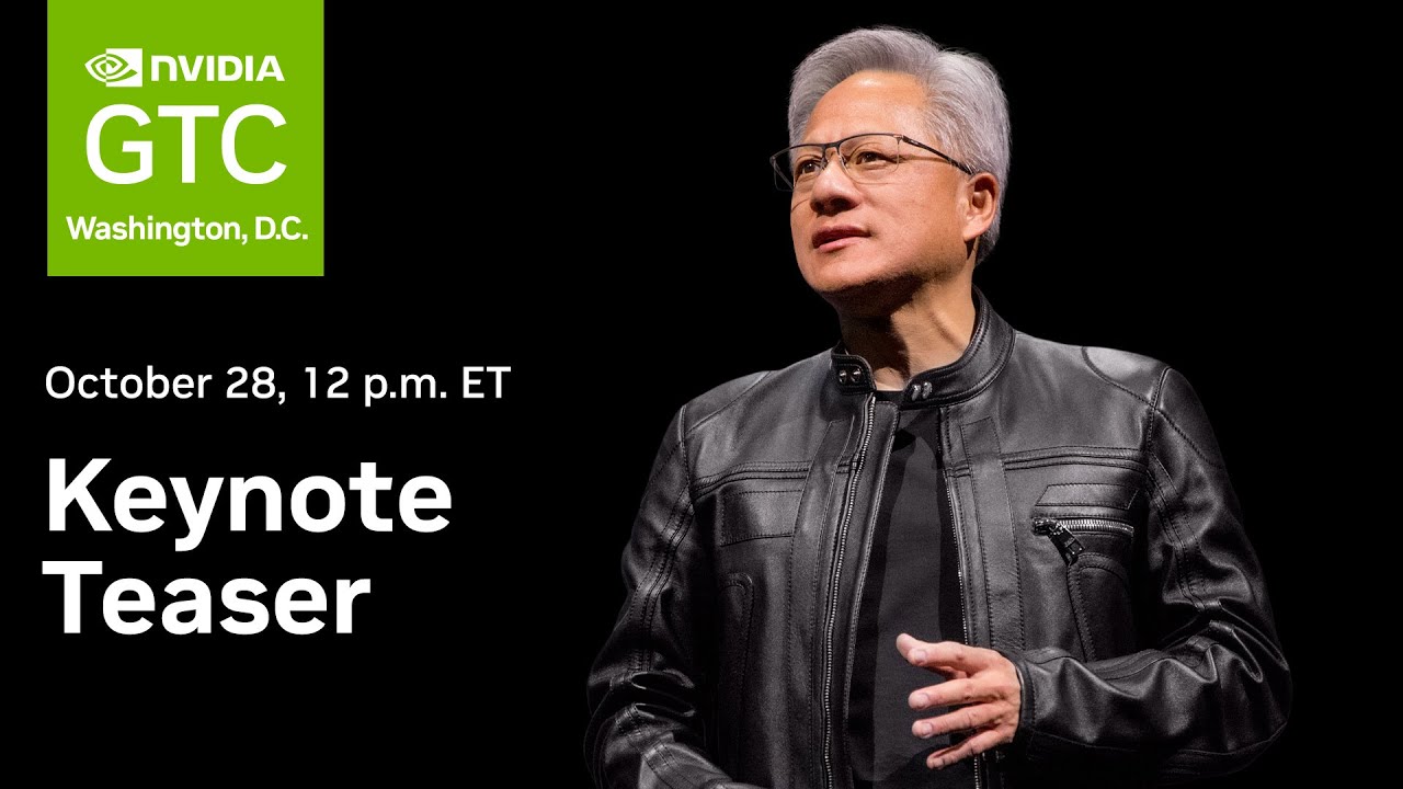 NVIDIA GTC Washington, D.C. Keynote Teaser - YouTube