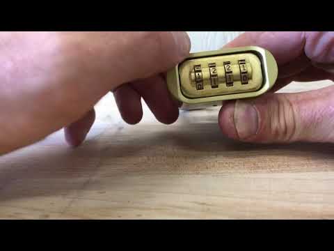 Set/reset Brinks Combination Lock