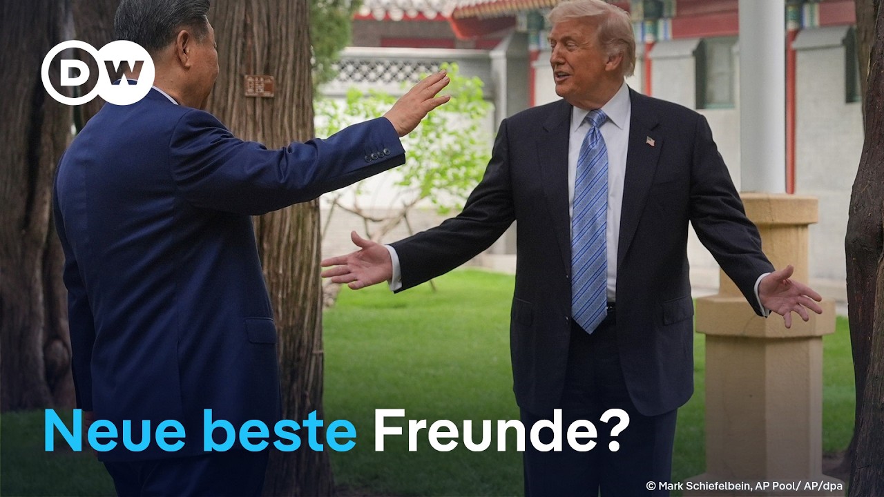Schmeicheleien und Drohungen - Trump bei Xi