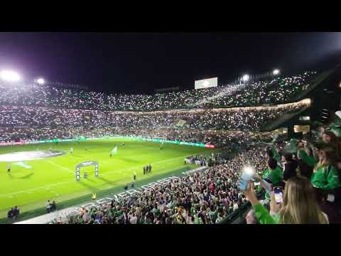 Amazing Saxophone & Violin performance Real Betis v Sevilla. Manu Diaz Quedate #realbetis #laliga