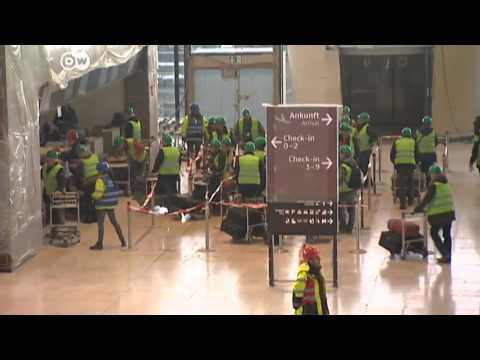 Probebetrieb am neuen Berliner Flughafen | euromaxx