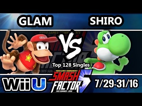 SF5 Smash 4 - Glam (Diddy) Vs. TGY l Shiro (Yoshi) SSB4 Top 128 - Smash Wii U