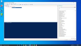 How to save a Powershell script to desktop