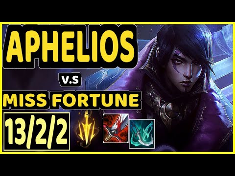DEFT (APHELIOS) vs MISS FORTUNE - 13/2/2 KDA BOTTOM ADC GAMEPLAY - KR Ranked GRANDMASTER