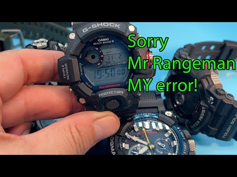 G Shock GW9400 Rangeman | Even YouTubers get it WRONG | DST auto on off & RC not working when it is!