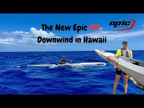 Paddling the new Epic V14 Surfski in Hawaii
