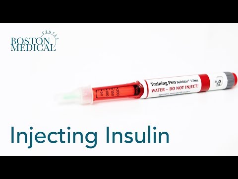 How to Inject Insulin with a Pen and Pen Needle