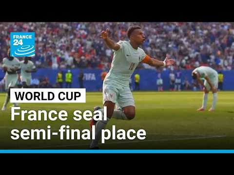 France book their place in the World Cup semi-finals