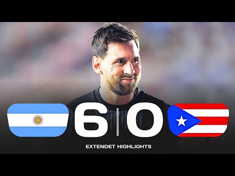 Argentina VS Puerto Rico | Friendly Match HIGHLIGHTS 2025