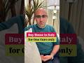 Buy House In Italy For One Euro Only Business Sarthak Ahuja