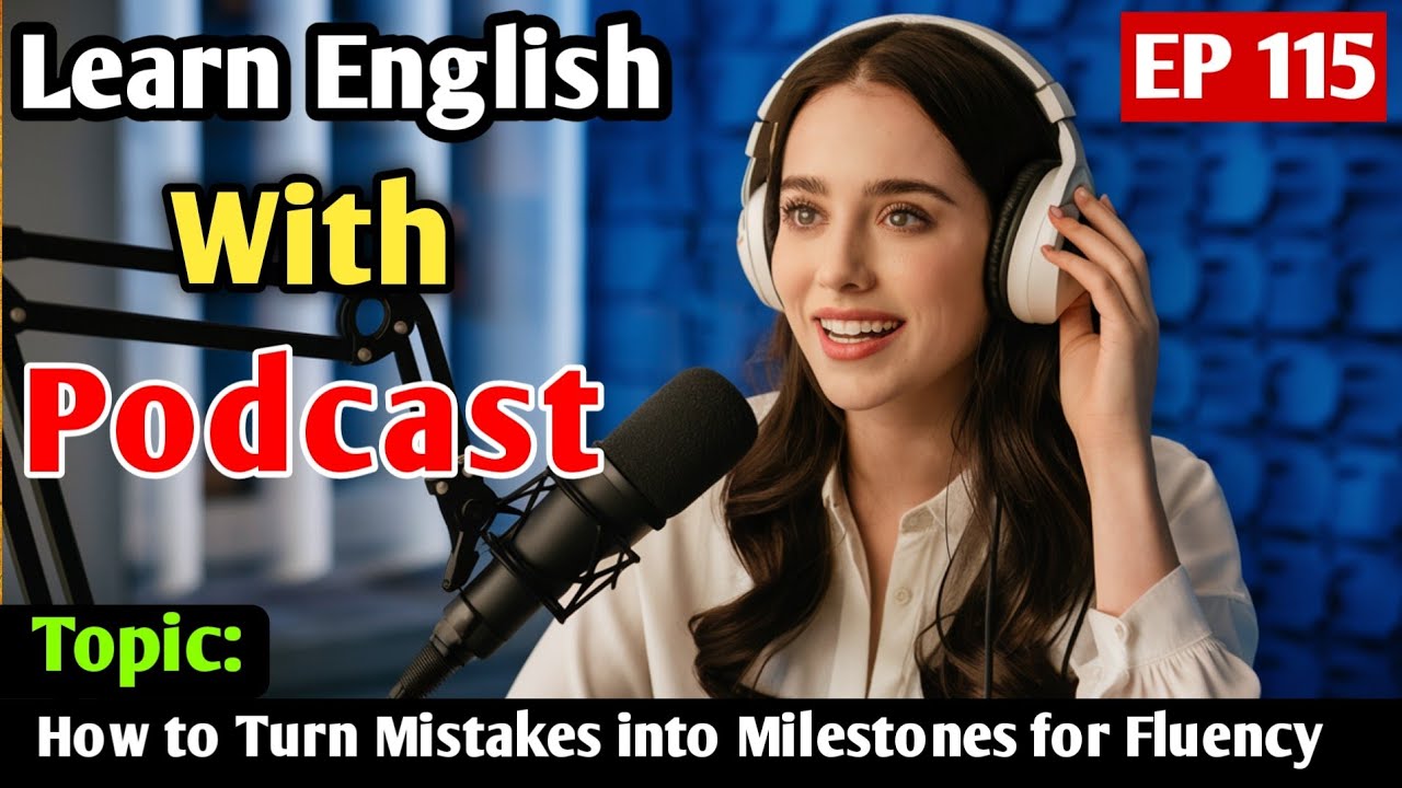 How to Turn Mistakes into Milestones for Fluency | English Learning Podcast | English Audio Podcast
