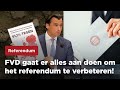"Dit woord mag u niet gebruiken" - Bergkamp (D66) tegen Baudet tijdens referendumdebat