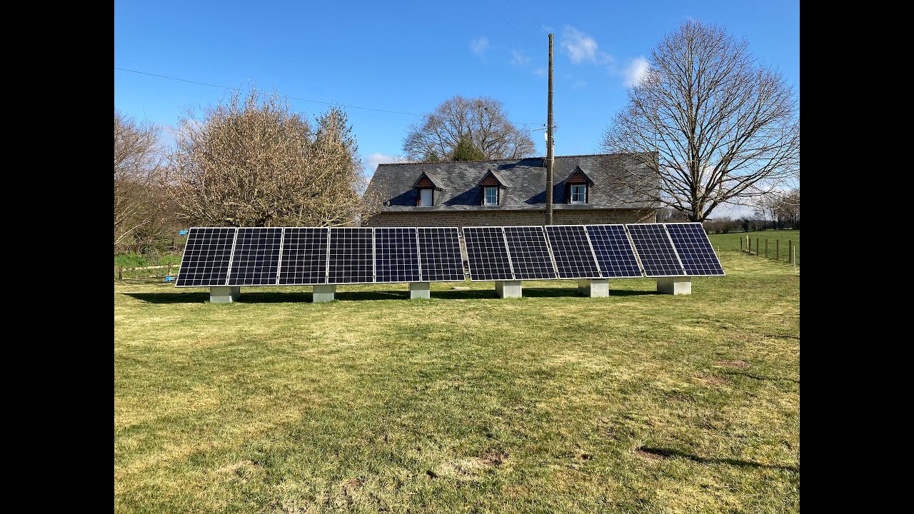 Installation Solaire 3600 Watts Crête En Autoconsommation Mars 2021