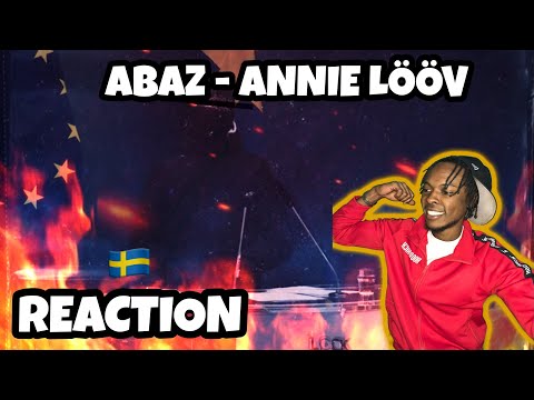 AMERICAN REACTS TO SWEDISH DRILL RAP! Abaz - ANNIE LÖÖV (ENGLISH LYRICS)