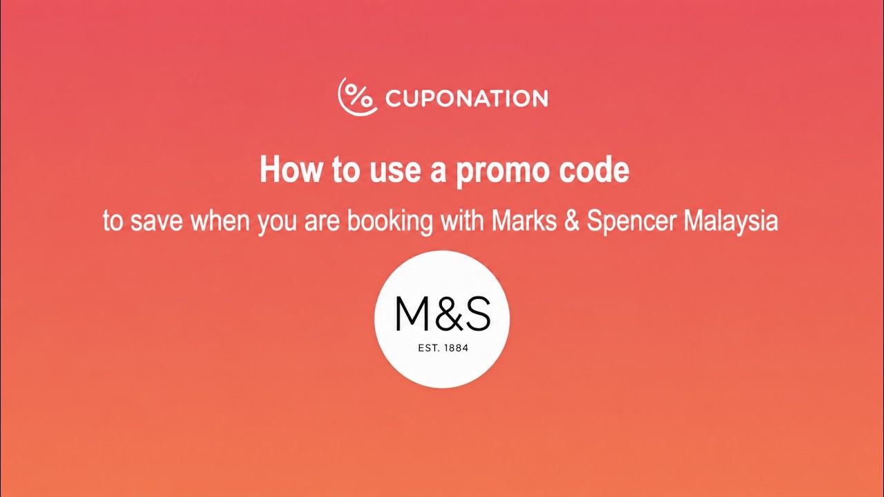 Quick guide to using your Marks and Spencer coupon code