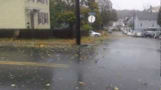 preview picture of video 'Hurricane Sandy - 10/29/12 - Norwich, CT - 3 Hours before Landfall.'