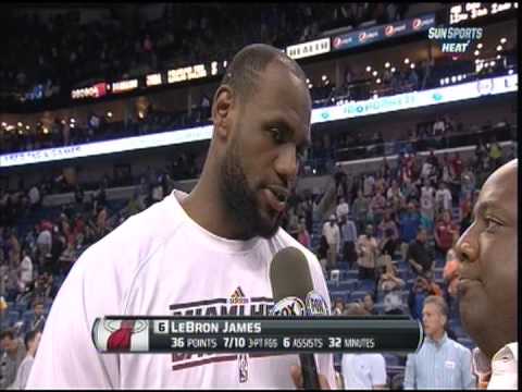 March 29, 2013 - Sunsports - Game 72 Miami Heat @ New Orleans Hornets - Win (57-15)
