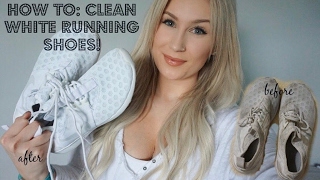 How To Clean WHITE Running Shoes | Nikes and Converse