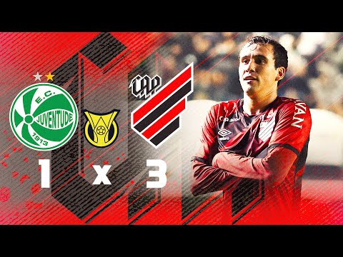 CÂMERA NO GRAMADO: Juventude 1x3 Athletico Paranaense | MELHORES MOMENTOS