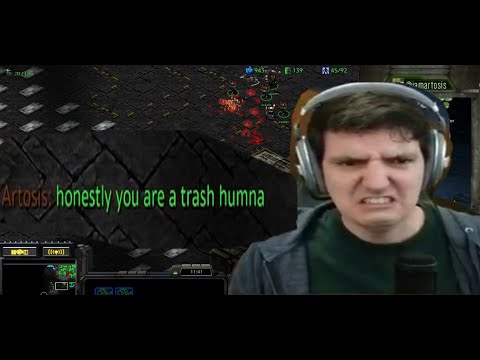Artosis vs Artosia (humna Trash) - Artosis Starcraft Remastered