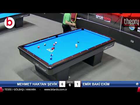 MEHMET HAKTAN ŞEVİK & EMİR BAKİ EKİM Bilardo Maçı - 