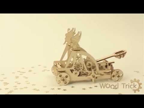 Rompecabezas mecánico 3D Wood Trick "Catapulta" Vista previa  5