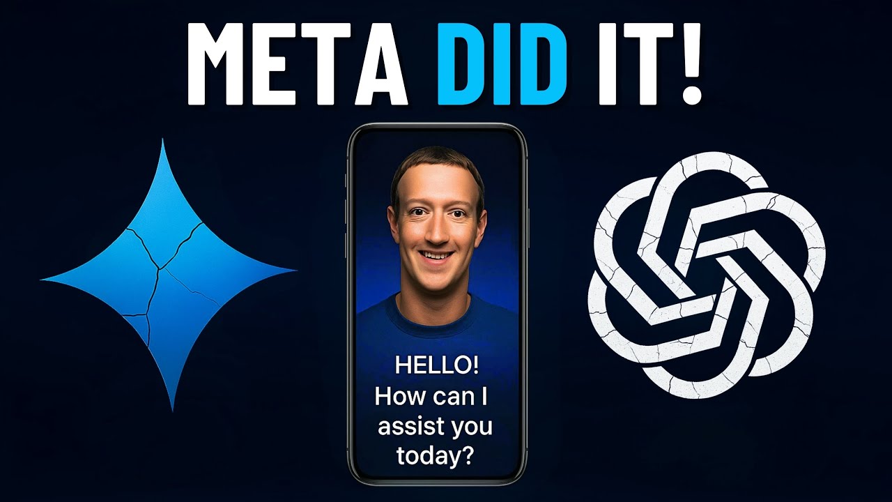 "Meta Just Launched an AI App to Rival ChatGPT & Google Gemini – New Personal AI Assistant!"