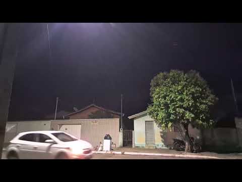 Relâmpagos em Mozarlândia, Goiás, 08/11/2025 . Passagem de frente fria e ciclone extratropical PT 01