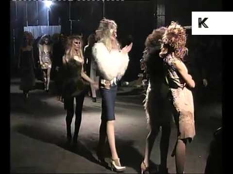 1997 Alexander McQueen Catwalk Show News Report, LFW