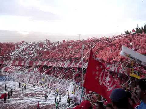 "AMERICA DE CALI,SALIDA FINAL 2008" Barra: Baron Rojo Sur • Club: América de Cáli