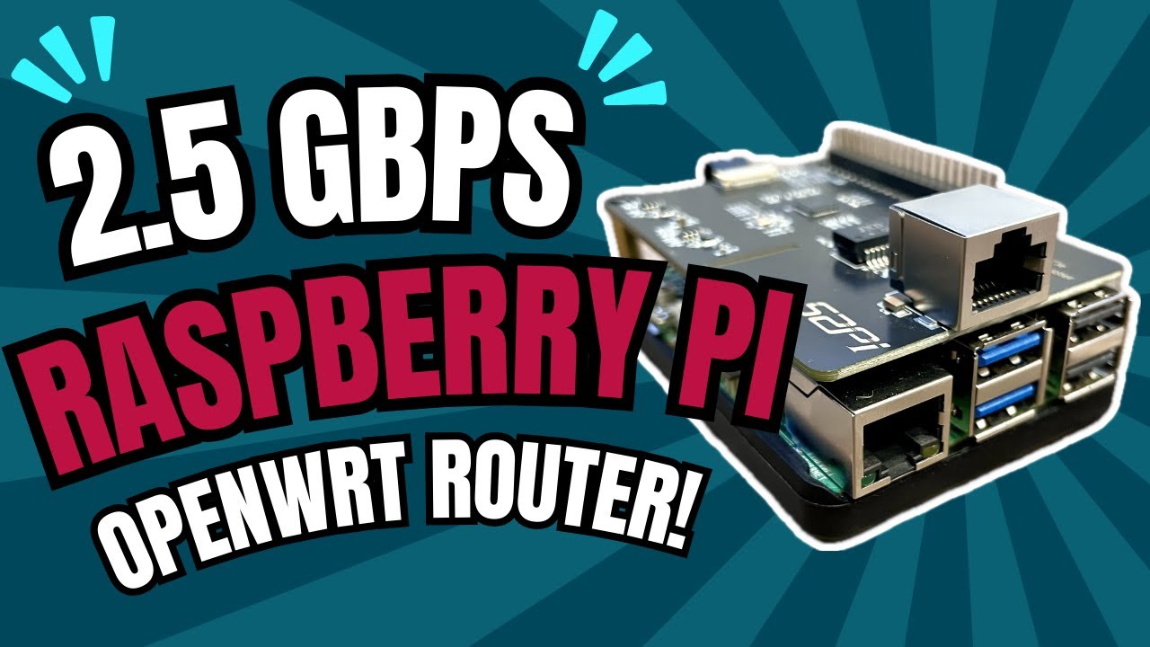 A Raspberry Pi 5 OpenWRT Router with 2.5Gbps LAN!