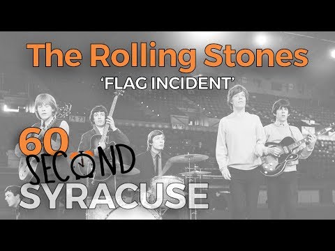 60-Second Syracuse: The Rolling Stones ‘Flag Incident’