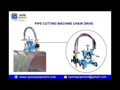 Manual Pipe Cutting Crawler With SS Track