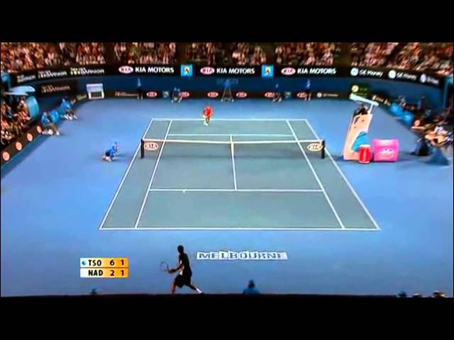 Tsonga vs Nadal Australia Open 2008*