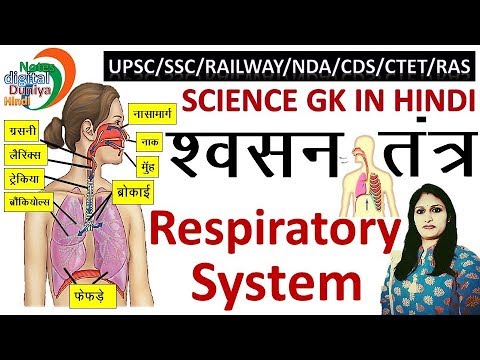 श्वसन तंत्र | Respiratory System | Science Gk | Gk in Hindi  | Science | Respiratory System in Hindi Video