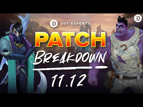 Biggest Changes in LoL Patch 11.12 - Dr Mundo Rework, Aphelios Buff, and more