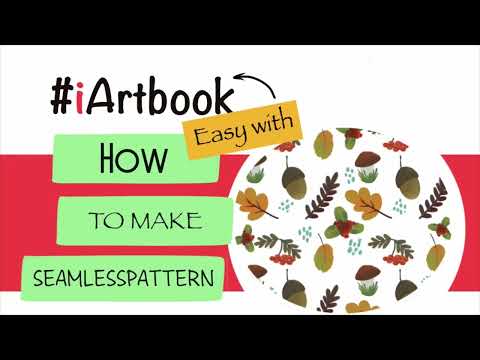 IARTBOOK TUTORIAL: how to Design Beautiful Seamless Pattern with Ease