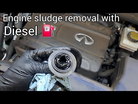 engine flush with diesel