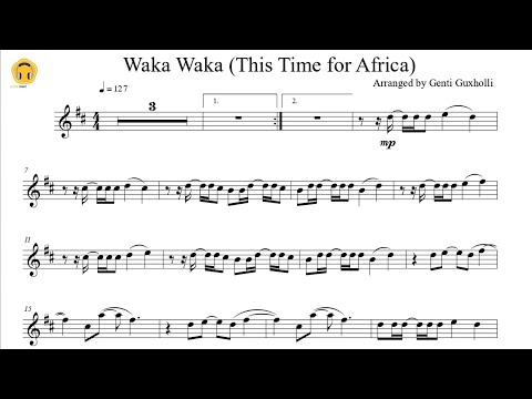 Waka Waka (This Time for Africa) by Shakira (Flute Solo with Piano Accompaniment/Sheets)