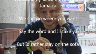 Ed Sheeran Sofa Lyrics video